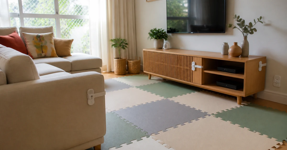 Como adaptar a casa para a fase em que os bebês começam a engatinhar