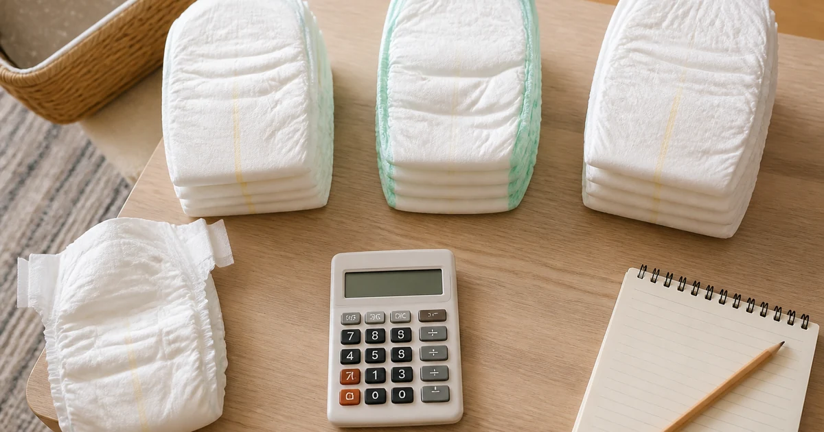 Como comparar preços de fraldas sem cair em falsa economia