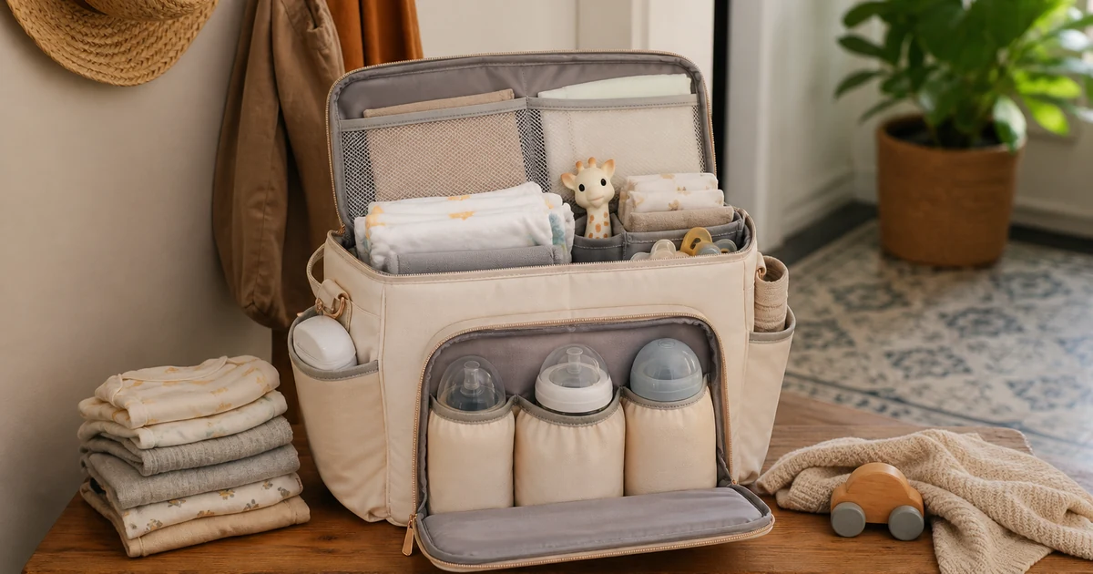 Como preparar a bolsa de passeio para gêmeos sem excesso