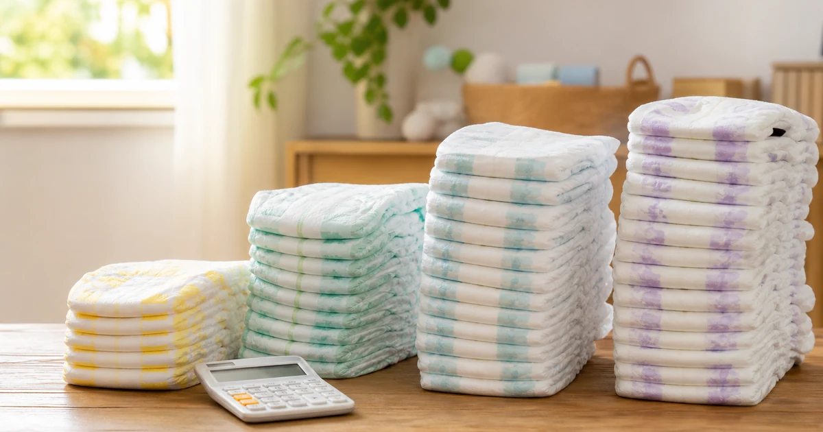Fraldas para gêmeos: como comparar custo por unidade