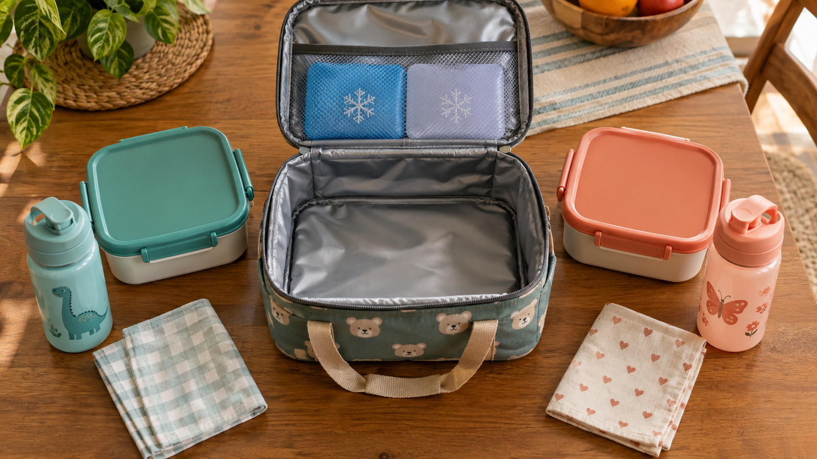 Como organizar lanches fora de casa para gêmeos sem carregar a cozinha